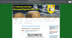 Desktop Screenshot of lvh-rassegefluegel.de